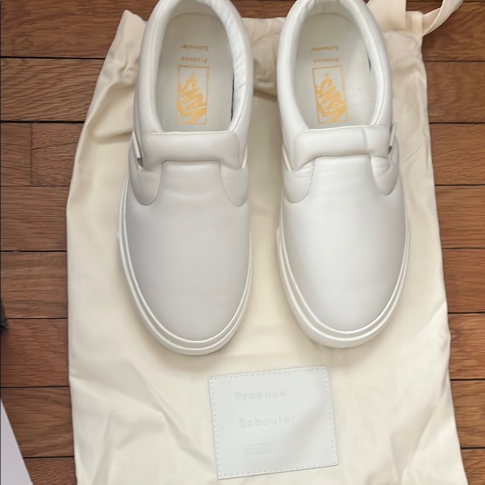 Proenza Schouler White Slip-On Men's Shoes size 9 New with Box